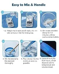 Hyliter Epoxy Resin Kit, Upgraded 1 Gallon Clear