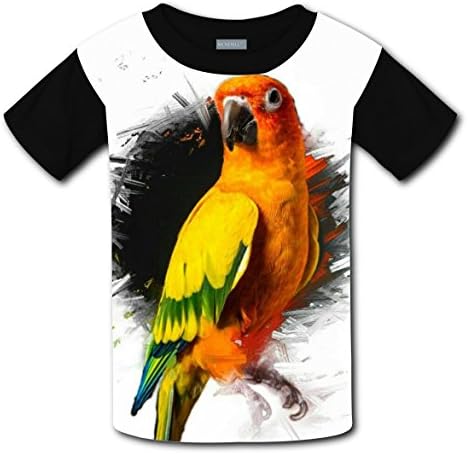 Maverick Bird Unisex T-Shirt Kids Star Children's Funny Tee Shirt Black XS