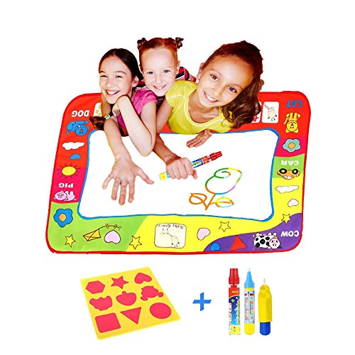 Water Doodle Aqua Magic Mat Drawing Painting Pad Multi Coloured No Mess