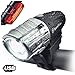 Apace Vision USB Rechargeable Bike Light Set – Powerful 300 Lumens LED Bicycle Headlight and Tail Light- Super Bright Front Light & Rear Light for Optimum Cycling Safety