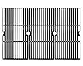 Hongso 19 1/16 Inch Porcelain Coated Cast Iron Cooking Grate Grid Grill Replacement for Brinkmann 810-1750-S, 810-1751-S, 810-3551-0 Gas Grill Models, BBQ Grill Grates, Set of 3 (PCB006)