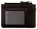 ZHOMA RFID Blocking Genuine Leather Wallet - Credit Card Holder with Key Ring and ID Window - Coffee
