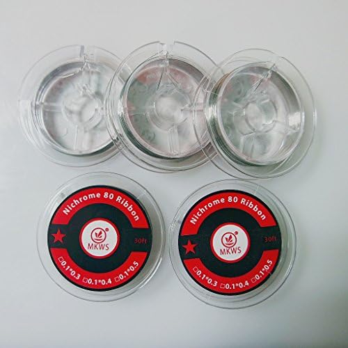 Nichrome 80 Ribbon 30feet 0.1x0.3mm 0.1x0.4mm 0.1x0.5mm Resistence heating wire0.1 x 0.4mm