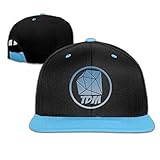 Senben The Diamond Minecart DAN TDM Logo Kids Boys Girls Plain Adjustable Snapback Hats Caps RoyalBlue