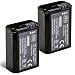 BM Premium 2 NP-FW50 Batteries for Sony A6100, A6400, DSC-RX10 IV, DSC-RX10 III, DSC-RX10 II, DSC-RX10, Alpha 7, Alpha 7R, a7, a7R, a7R II, a7S, a7S II, a3000, a5000, a5100, a6000, a6300, a6500