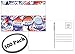 100 Pack of Blank Postcards. Each Post Card in This Patriotic, Bulk Set is 4 x 6, USPS Compliant (mailable), and USA Made. Mail to Voters to get Votes. Flip Side is Plain White and unused. (Buttons)