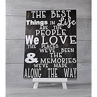 Friends Sign, Gift For Friend, The Best Things in Life are the People we Love, Home Decor, Wood Sign, Camping Decor, Mothers Day Gift,