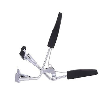 MINISO Eyelash Curler Stainless Steel Eyelash Curler Wide Angle Lash Curler Black Handle Cosmetic Makeup Tools Eyelash Curler