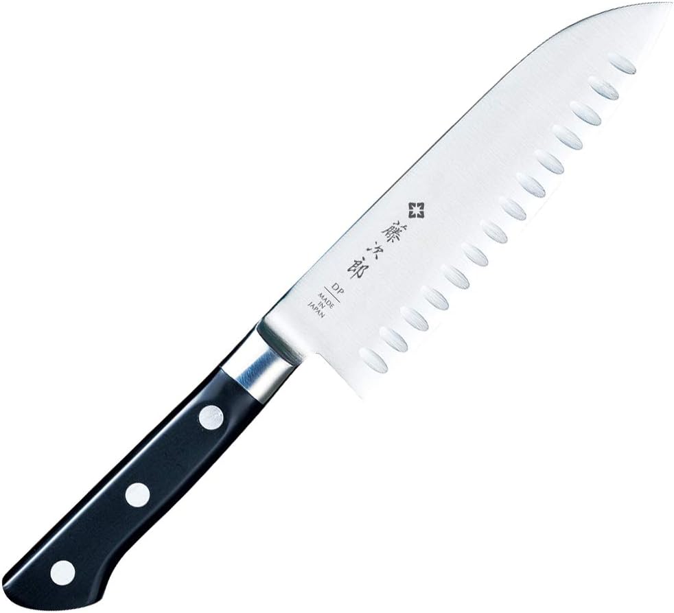 Tojiro DP 7-inch Hollow Edge Santoku Knife