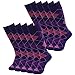 SUTTOS Mens Dress Socks Fun Colorful Socks for Men Cotton Patterned Fashion Mens Socks 10 Pairs