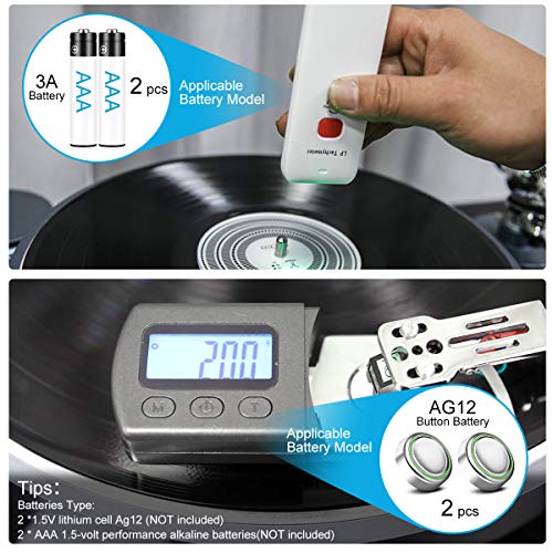 Turntables Adjustment Tools Set with Case, 6 in 1 Professional