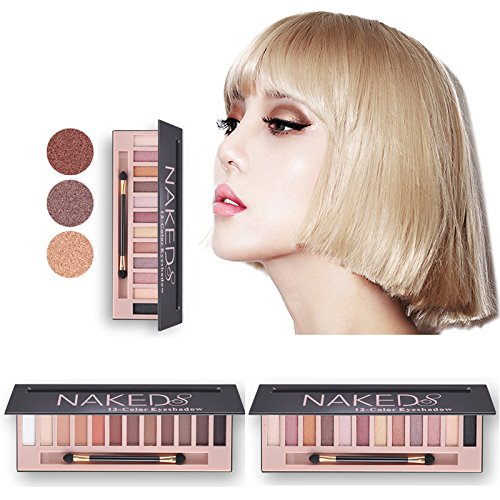 2-pcs-12-Color-Naked-Palette-Eyeshadow-Makeup-Waterproof-Glitter-Shimmer-Make-Up-Colors-Naked-Pigments-Professional-Eyeshadow-Palette