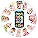 VATOS Baby Toys, Baby Play Phone Toys with Lights, Music| Early Educational Learning Toys for Baby 8M -12M -24M + My First Smartphone| Click& Count, Call & Chat for Role-Play Fun Toy for One Year Old
