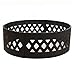 Sunnydaze Crossweave 36-Inch Round Heavy-Duty Steel Fire Ring with Fire Poker