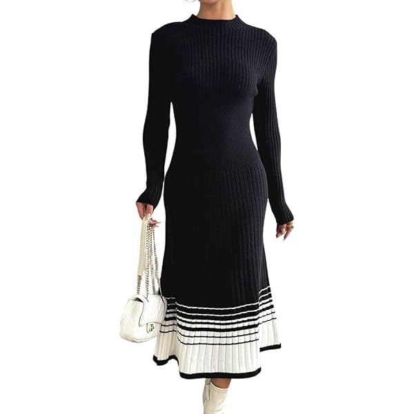 rib knit off shoulder bodycon maxi dress Black PU Leather Zip Front Biker Dress main image 0