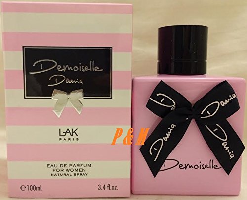 DEMOISELLE DANIA BY PARFUMS LAK PARIS PERFUME FOR WOMEN 3.4 OZ / 100 ML EAU DE PARFUM SPRAY