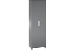 SystemBuild Camberly 24" Utility Storage Cabinet in Graphite Gray