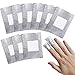 Gel Nail Polish Remover Set - Foil Nail Wraps/Wipes 300 Pcs Soak Off Gel Remover Foils Nail Wraps & 1 Pc Rose Gold Double Head Cuticle Pusher Peeler Scraper