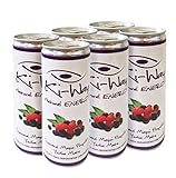 Ki-Way IMMUNE Natural Energy Drink (Maqui), Anti-Aging, Metabolic and Cardiovascular Support, 6-Can Value Pack, 8.4oz / 250mL Cans