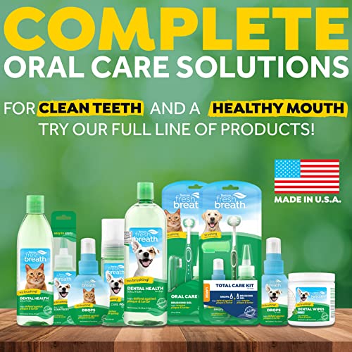 TropiClean Fresh Breath Cat Dental Water Additive Drops A Cat Breath