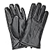 Faux Leather & Fur lined winter gloves with Touch Screen Technology