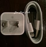 iPhone 5 5S 5C 6 6Plus (Wall Charger + USB Cable)