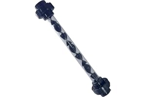 CBTLYSK PVC Static Mixer for Gas-Liquid Mixing, Pipe Mixer (Transparent, 1inch)