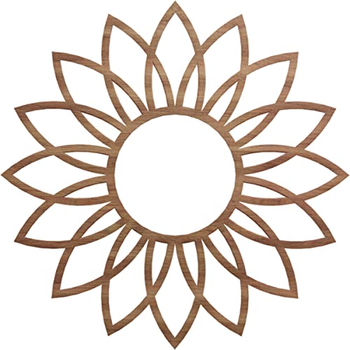 Ekena Millwork 22"OD x 7 5/8"ID x 3/8"T Daisy Wood Fretwork Pierced Ceiling Med…