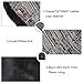 LETHMIK Unique Ribbed Knit Beanie Warm Thick Fleece Lined Hat Mens Winter Skull Cap Grey