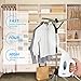Steamer for Clothes Travel Steamer Clothes Steamer for Home and Travel Fast Heats Up Handheld Steamer 7-in-1 Portable Steamer with Remove Wrinkles, Clean, Sterilize, Sanitize, Refresh, Treat, Defrost