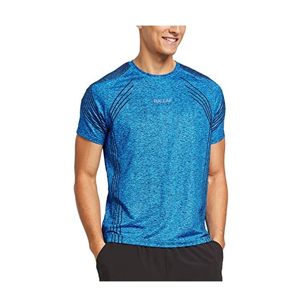 BALEAF Men's Quick Dry Short Sleeve TShirt Sun Protection Running