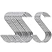 CUH 20 PCS S Shaped Hooks Heavy Duty Kitchen S Type Hanging Hooks Hangers for Home and Office