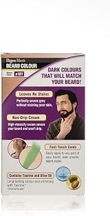 Bigen 12 x Men's Beard Colour No Ammonia Aloe Olive Oil Natural Black 101 view 6