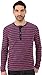 Lucky Brand Men's Stripe Long-Sleeve Henley Shirt, Indigo Multi, X-Large