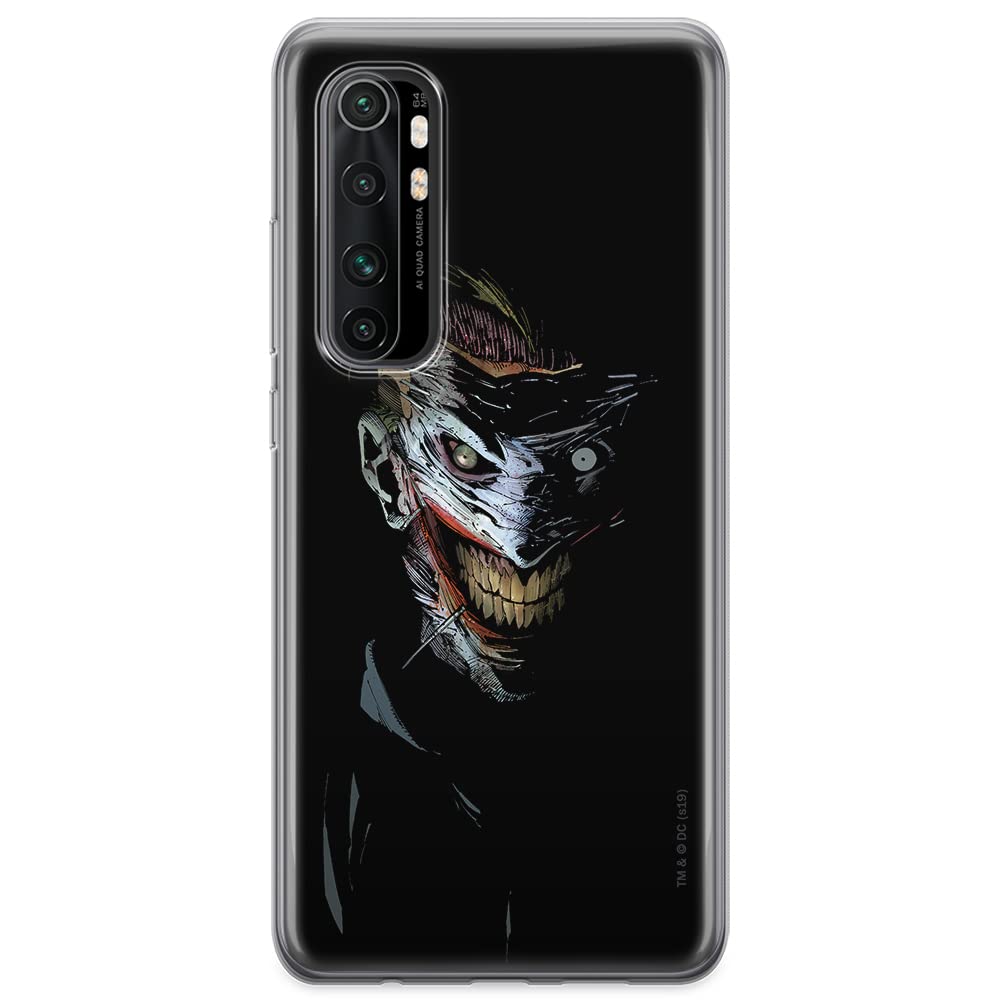 ERT GROUP mobile phone case for Xiaomi MI NOTE 10 Lite original and officially Licensed DC pattern Joker 011 optimally adapted to the shape of the mobile phone, case made of TPU