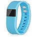 Vahulawa Fitness Tracker TW64 Smart Watch Bluetooth Watch Bracelet Calorie Counter Wireless Pedometer Sport Activity Tracker for iPhone Samsung Android iOS Phone (Blue)