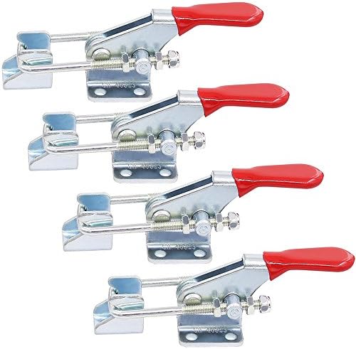 Toggle Clamp - 4pcs GH-40323 Heavy Duty Hand Tool Quick Release Metal Holding Capacity Latch Type 360 Pounds