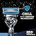 Gillette Fusion ProShield Chill Men's Razor with Flexball Technology Plus 4 Razor Blade Refills