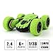 RC Car Toy, MiluoTech Remote Control Vehicles Stunt Car Double Sided Rotating Tumbling Ransformation 360 Degree Flips (Green)