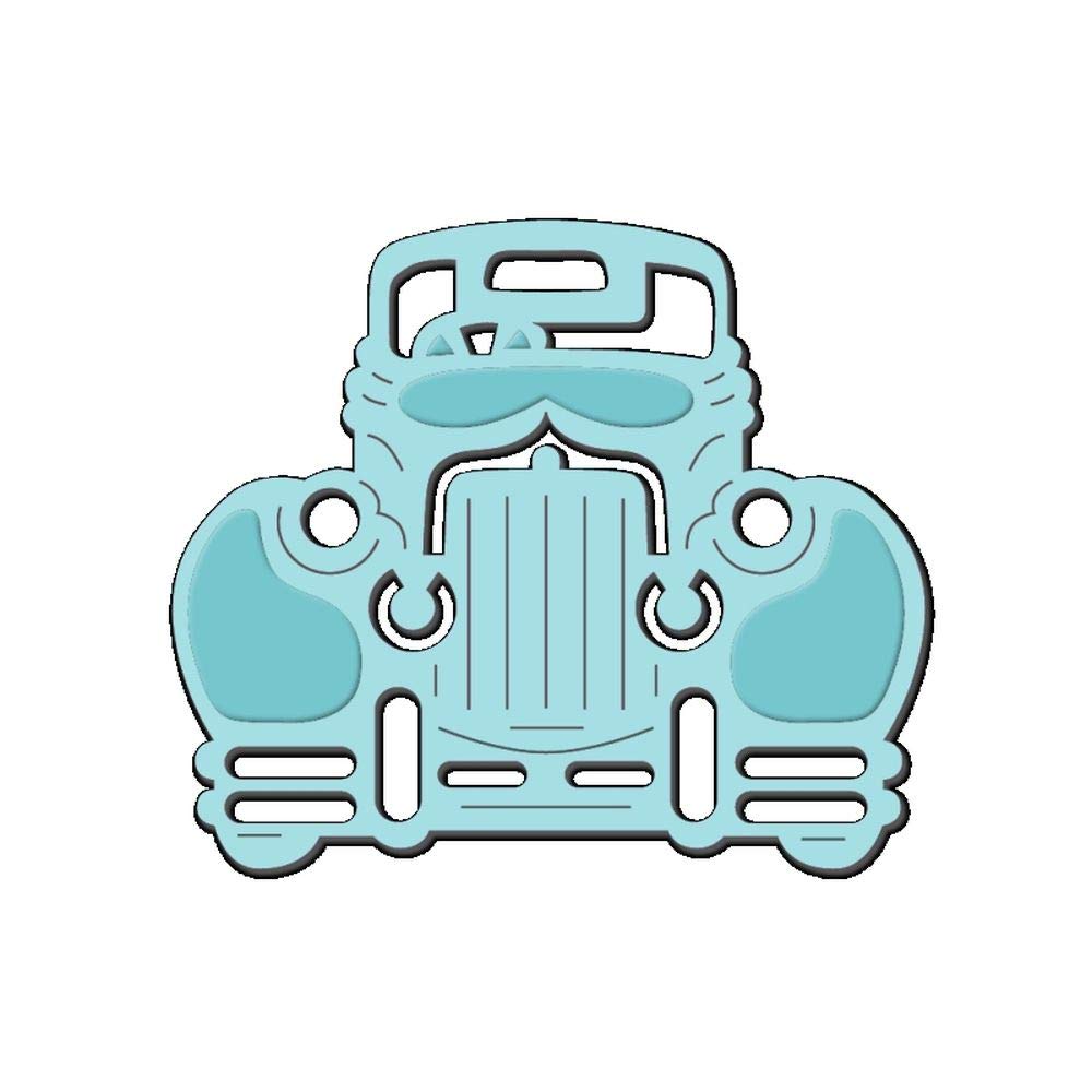 Sweet Dixie SDD112 Vintage Car Die, Metal, Grey , 5.4x6.3x0.1 cm