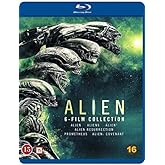 Alien 6-Film Collection - 6-Disc Set ( Alien / Aliens / Alien 3 / Alien Resurrection / Prometheus / Alien Covenant ) [ Blu-Ray, Reg.A/B/C Import - Denmark ]