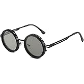 Long Keeper Adjustable Tint Sunglasses Men Round Polarized Sunglasses 1-9 Gears Lightweight Glasses for Hiking Drving Fishing