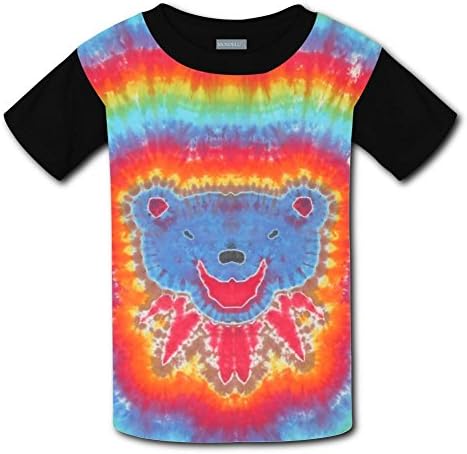 Unisex Youth 3D 3D Printing Spiral Bears T- Shirts Short Sleeve Kids Tee