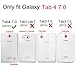 Galaxy Tab 4 7.0 Case, Magicsky 3in1 Heavy Duty Hybrid Shockproof Armor Kickstand Case for Samsung Galaxy Tab 4 7.0 T230 /T231/ T235 Galaxy Tab 4 Nook Cover - Black/Black