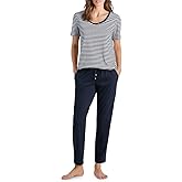 HANRO Women's Laura Short Sleeve Long Pajama 77145