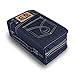 FORE Legend Denim CD/DVD/Blu-Ray Disc 128pcs Wallet Case for CD/DVD Carrying Storage 128 Capacity Made of Denim Color Blue