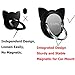 Cat Cell Phone Ring Holder Stand for Magnetic Car Mount,Rotating Phone Finger Ring Holder Grip Pop Kickstand for Smartphones(3 Pack Red Gold Black)