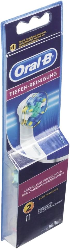 Braun Oral B Tiefen Reinigung Aufsteckbursten 2er Pack Amazon De Drogerie Korperpflege