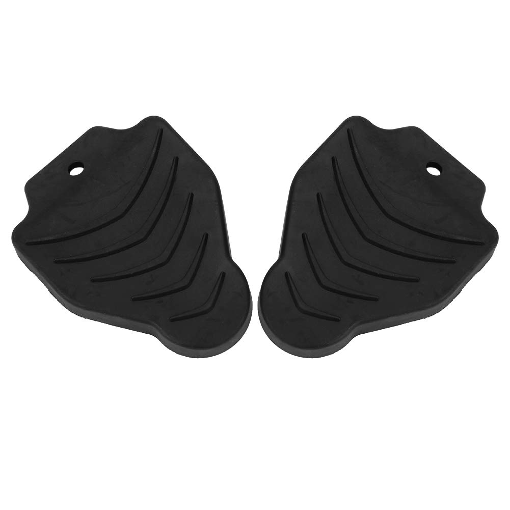 BOROCO 1 Pair Bicycle Pedals Cleats Protector Cover Compatible for Look Delta bicycle,Black