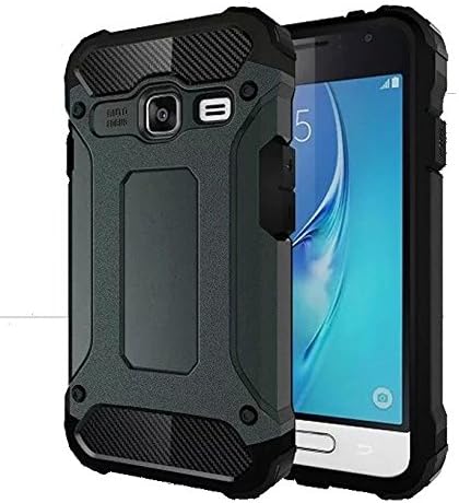 J1 Mini Case, Haoshi 2 in 1 Armor Dual Layer Flexible TPU + Hard PC Case Drop Resistence Back Case Shockproof Cover Case for Samsung Galaxy J1 Mini 2016 Navy